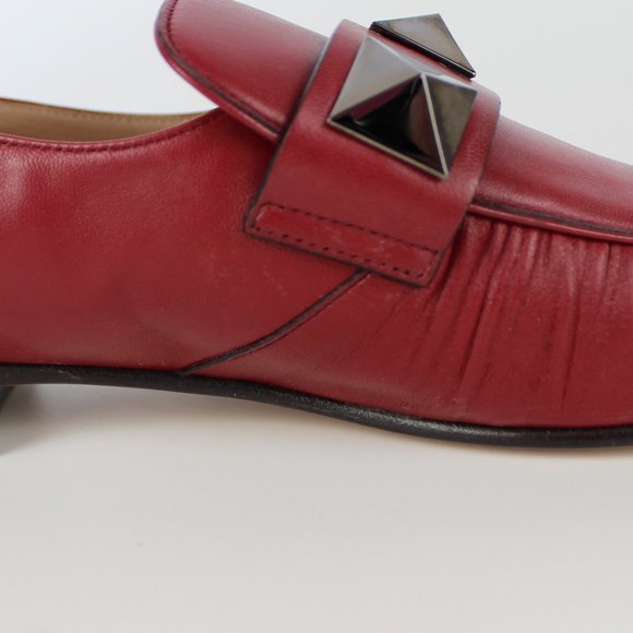 NEW VALENTINO GARAVANI Leather Loafers- Rockstud - Picture 12 of 16
